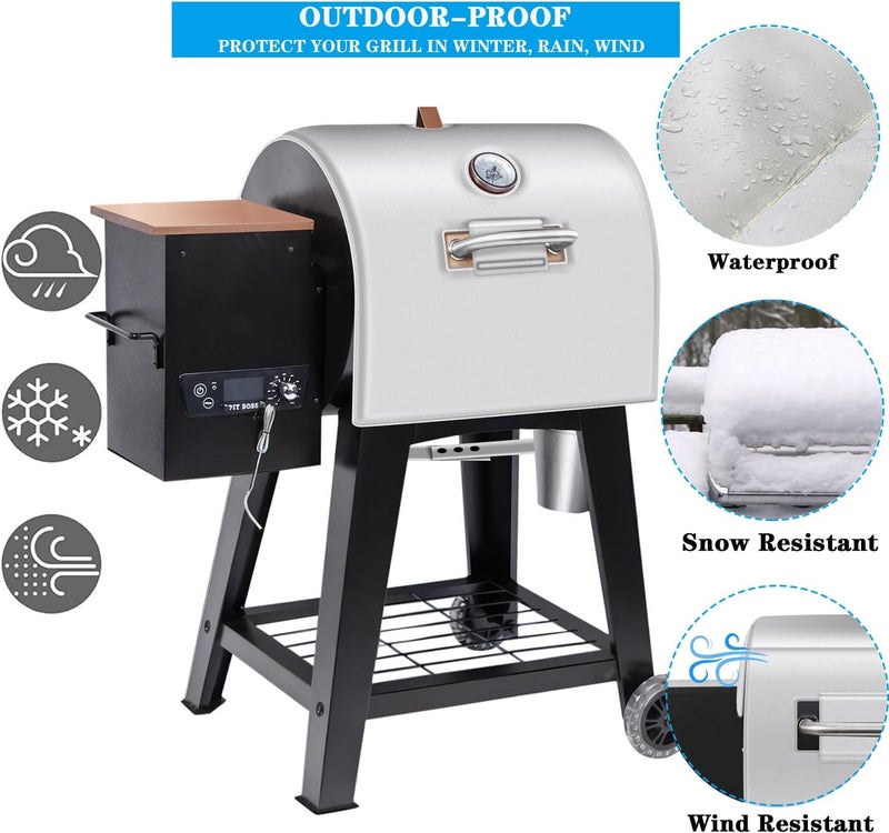 FORYEYC Grill Thermal Insulated Blanket for Pit Boss Lexington 540 Wood Pellet Grill, Insulation Blanket for Pit Boss Sportsman 500, Navigator 540/500/550 PB500NX PB500SP PB550G Grill Smoker Blanket - Image 3